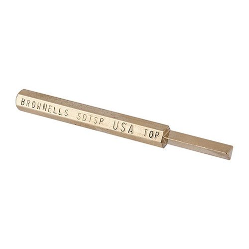Il Brownells Small Dovetail Sight Punch è ideale per l'installazione e la regolazione delle mire delle pistole, con punte triangolari e struttura robusta.
