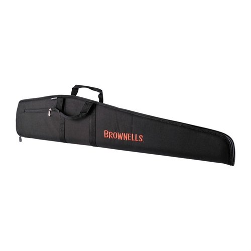 La Brownells Scoped Rifle Case offre protezione ottimale per fucili con ottica e non, con imbottitura extra spessa, nylon resistente all'acqua e tasca accessoria.