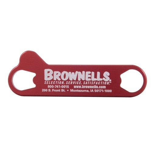 Le bushing wrench anodisé 1911 de Brownells est parfait pour dévisser les bushings serrés, avec une prise confortable et une flasque pour éviter les ressorts volants.