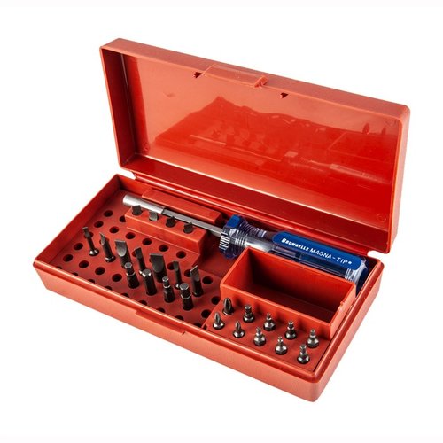 I set di Brownells Standard Magna-Tip® offrono una selezione completa di punte intercambiabili, design ergonomico e costruzione durevole per una manutenzione precisa delle armi.