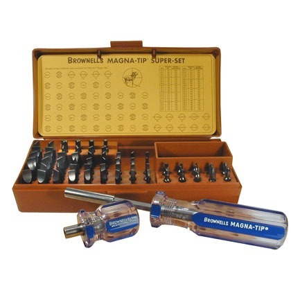 Il set di cacciaviti MAGNA-TIP 58 Bit Master offre punte a taglio cavo per una trasmissione di coppia ottimale, con 58 punte per ogni esigenza di armi.