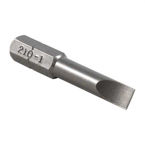 Il set Brownells Magna-Tip Thin-Bit offre 18 punte sottili in acciaio temprato, ideali per viti strette, con un blocco in rovere e una custodia trasparente per una facile organizzazione.