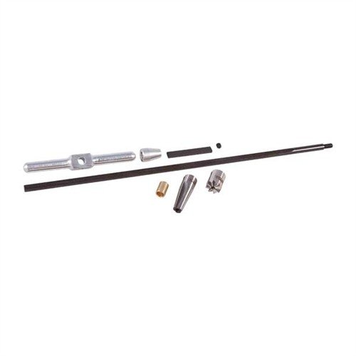 Mit dem 11° .38-.45 INTERMEDIATE CHAMFERING KIT erhältst du einen präzisen Facing Cutter und Pilot, um saubere, chatterfreie Chamfers zu schneiden und Bullet Splatter zu vermeiden.