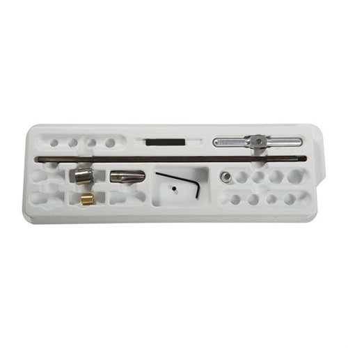 Mit dem 11° .38-.45 INTERMEDIATE CHAMFERING KIT schneidest du schöne, chatterfreie Chamfers, die das Bullet Splatter eliminieren. Ideal für präzises Arbeiten!