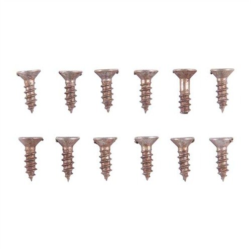 Ce kit de vis en acier non plaqué est parfait pour le brunissage ou le bleuissage, sans plaquage à enlever, et contient 12 tailles pratiques dans une boîte claire.