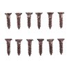 Die UNPLATED STEEL FLAT HEAD WOOD SCREW KIT bietet 12 verschiedene Grössen, ist ideal zum Braunieren oder Bluen und kommt in einer praktischen, klaren Box.
