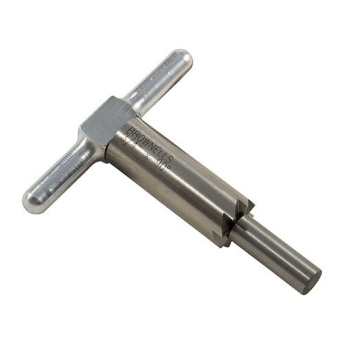 Der 90° MUZZLE FACING CUTTER aus gehärtetem Stahl sorgt für präzise Mündungsbearbeitung und Reparatur von Dellen, inklusive Handgriff und Pilot in einer praktischen Box.