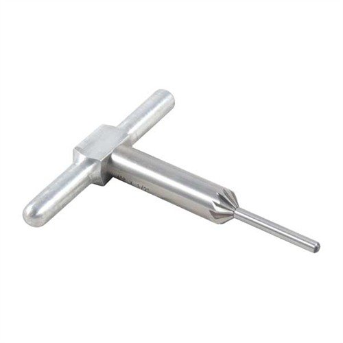 Le cutter de chambrage à 45° de BROWNELLS brise les bords tranchants pour un tir propre et permet des recharges rapides sur les revolvers, tout en étant facilement interchangeable.