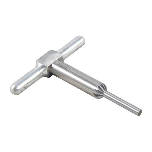 Il cutter di chamfering a 45° leviga i bordi delle bocche e delle camere dei cilindri, facilitando ricariche rapide e uscite di proiettili pulite.