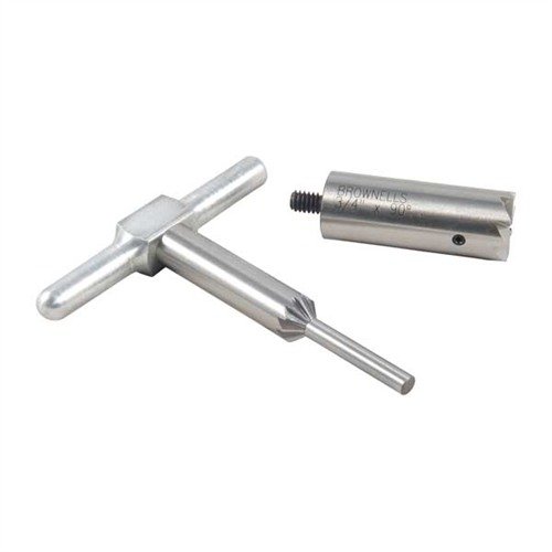 Il set Steel One calibro offre un cutter di facciata a 90° e un cutter di chamfer a 45°, garantendo uscite pulite per proiettili e ricariche rapide.
