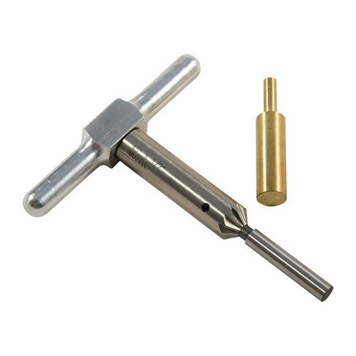 Il set Steel One Caliber offre un cutter di faccia a 90° e un cutter di chamfer a 45°, ideali per rifinire e migliorare l'uscita dei proiettili.