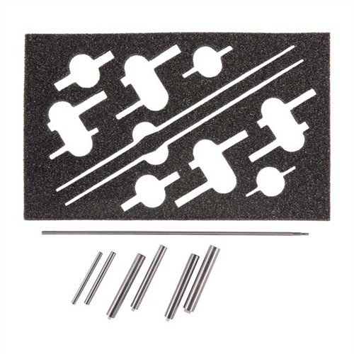 Mit den REVOLVER RANGE RODS kannst du sofort überprüfen, ob der Lauf und die Trommel perfekt ausgerichtet sind – ideal für professionelle Inspektionen!