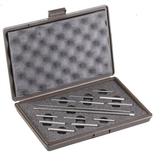 I REVOLVER RANGE RODS di Brownells garantiscono un allineamento perfetto tra canna e cilindro, rendendoli ideali per ispezioni professionali e lavori di precisione.