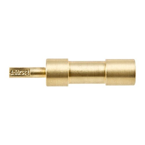Le BRASS PILOTS .45 ACP-2 maintient les outils de fraisage et de chanfreinage parfaitement centrés, offrant précision et durabilité pour tes travaux de gunsmithing.