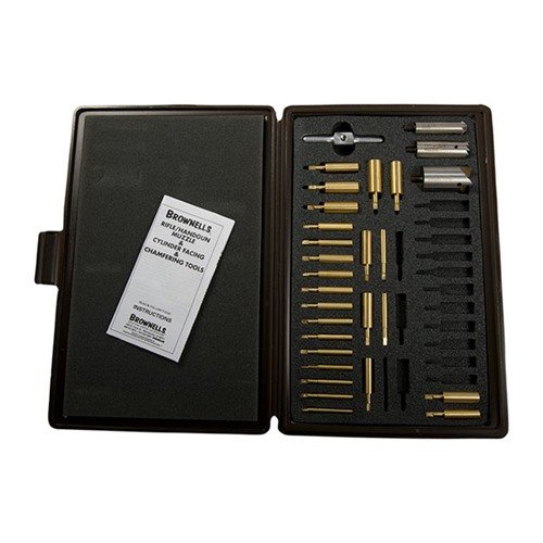 Mit dem Brownells Chamfering & Facing Combo Set erzielst du präzise Ergebnisse, verbesserst die Genauigkeit und verleihst deinem Gewehr einen professionellen Look.