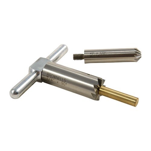 Il set BRASS ONE CALIBER include un cutter per la faccia a 90° e un cutter per il chamfer a 45°, garantendo uscite pulite per proiettili e ricariche rapide.