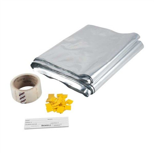 Il TRIPLE TOUGH RUST-BLOX STORAGE KIT offre una protezione duratura per le armi, con sacche resistenti e 'Blox' che prevengono ruggine e corrosione per oltre un anno.