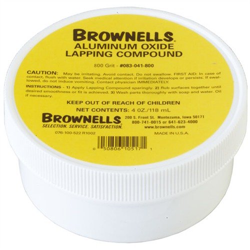 Das Lapping Compound mit Aluminiumoxid #800 Grit sorgt für eine perfekte Passform und einfache Reinigung, ideal für feine Mechanismen und präzise Anwendungen.