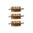 BROWNELLS 40MM DOUBLE-UP BRONZE BRUSH 3 PACK