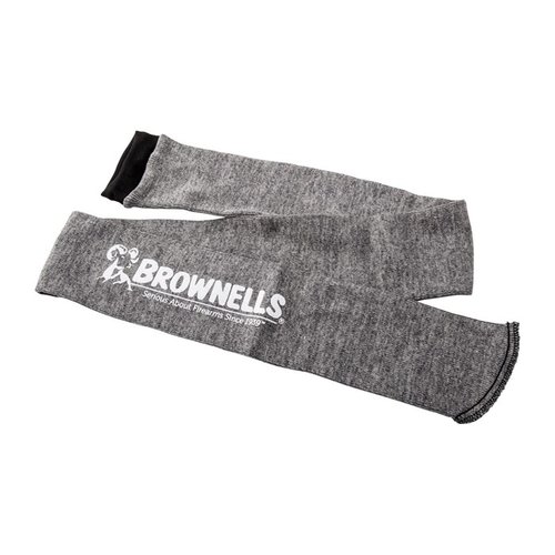 Il GUN STORAGE SOCK di Brownells protegge le armi da graffi e ruggine, allontanando l'umidità e consentendo di identificare facilmente il tuo fucile.
