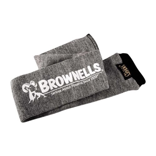 La GUN STORAGE SOCK di Brownells protegge le armi da graffi, ammaccature e ruggine, grazie al tessuto trattato con silicone e alla capacità di assorbire l'umidità.