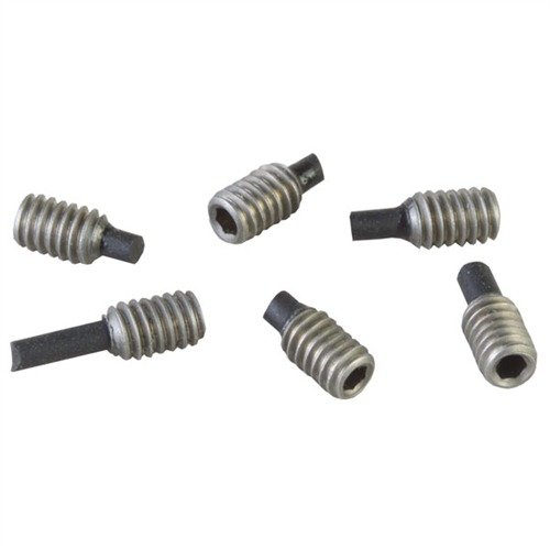 I TRIGGER STOP SCREWS di BROWNELLS controllano l'overtravel del grilletto per un rilascio pulito, con punte in gomma che non danneggiano il telaio.