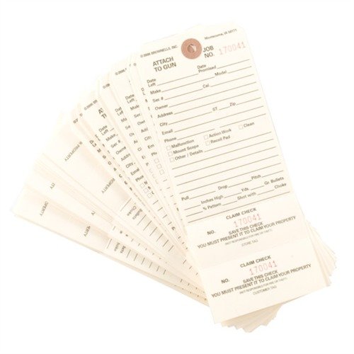 Die DOUBLE STUB CLAIM CHECKS bieten eine klare Kontrolle über Reparaturen mit zwei identischen Stempeln, um Verwechslungen zu vermeiden und Informationen effizient zu erfassen.