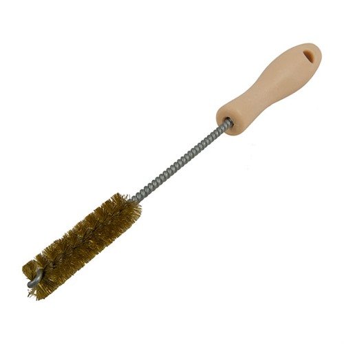 Die HANDLED Chamber Brushes von BROWNELLS sind extra robust, mit Messingborsten und ergonomischen Griffen, ideal zum Entfernen von hartnäckigem Pulver und Wads.