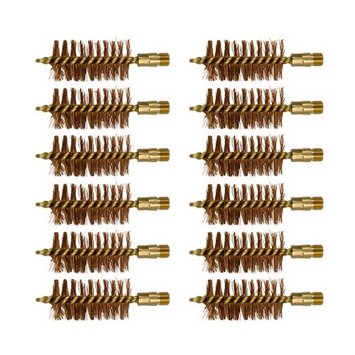 Le spazzole Special Line con setole in bronzo fosforoso e attacco in ottone garantiscono una pulizia efficace senza graffiare le canne delle armi.