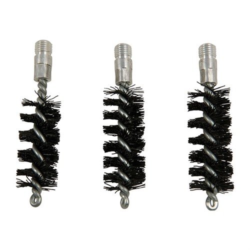 Spazzole per canna in nylon di alta qualità, resistenti e progettate per una pulizia efficace senza graffi, disponibili in confezione da 3 per fucili calibro 20.