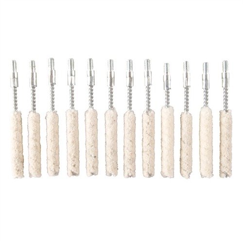 I mop di cotone Brownells assorbono solventi e oli, mentre l'azione naturale di pulizia del cotone rimuove efficacemente i residui di polvere.