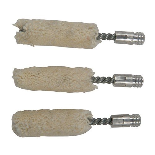 Le COTTON BORE MOPS in cotone assorbono solventi e oli, rimuovendo efficacemente i residui di polvere, ideali per applicare Moly Bore Paste o J-B® Compound.