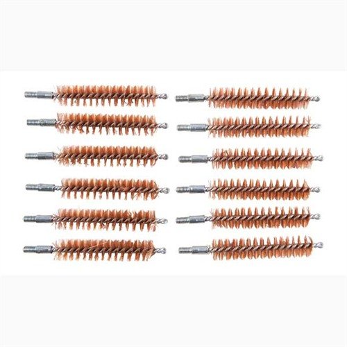 Die BRONZE HANDGUN CHAMBER BRUSHES mit feinen Phosphorbronze-Borsten reinigen effektiv die Kammern deiner .44/.45er Handfeuerwaffen. 12 Stück im Set!