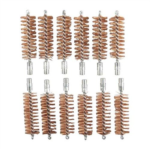 La spazzola per camera di fucile in bronzo 12 gauge resiste alla corrosione e pulisce rapidamente le camere sporche grazie ai suoi manici avvolti.