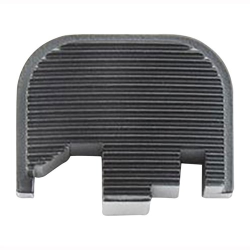 Die M&P SLIDE BACKPLATE von ED BROWN ist aus Aluminium gefertigt, hat feine Serrierungen und ist hart anodisiert – der perfekte Ersatz für das Plastikteil der Werkschlitten.