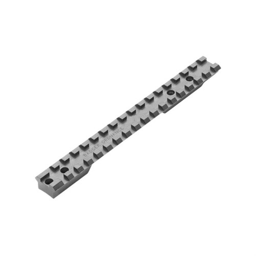 La Remington Long Action Scope Rail di Badger Ordnance offre un angolo integrato per un'elevazione ottimale, compatibilità MIL-STD 1913 e un design resistente per la massima stabilità.