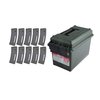 BROWNELLS AR-15 X10 PMAG GEN M2 MOE WINDOW + AMMO CAN 30RD BLACK 10PK