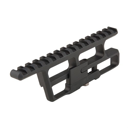 Il sistema di montaggio ottico AK47/AKM offre un design aggiornato in alluminio 6061 T6, tre opzioni di montaggio e permette di mantenere la zero con facilità.