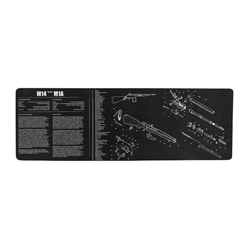 Die TEKMAT Long Gun Cleaning Mat schützt den Finish deiner Waffe, hat ein detailliertes Diagramm und ist einfach zu reinigen – ideal für deine Werkstatt!