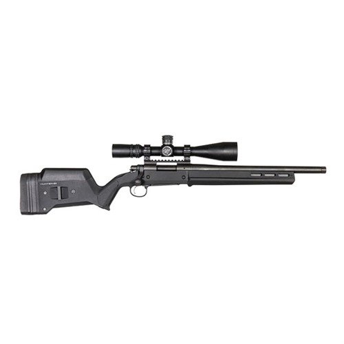 Il Magpul Remington 700 Hunter Stock offre ergonomia migliorata, lunghezza e altezza del comb regolabili, compatibilità M-LOK e installazione 