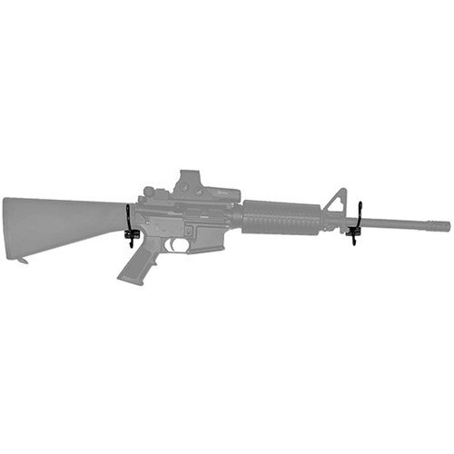 Die Slatwall Gun Cradles bieten eine ansprechende Präsentation deiner Langwaffen, sind vinylbeschichtet für Kratzschutz und ideal für Slatwall-Displays.