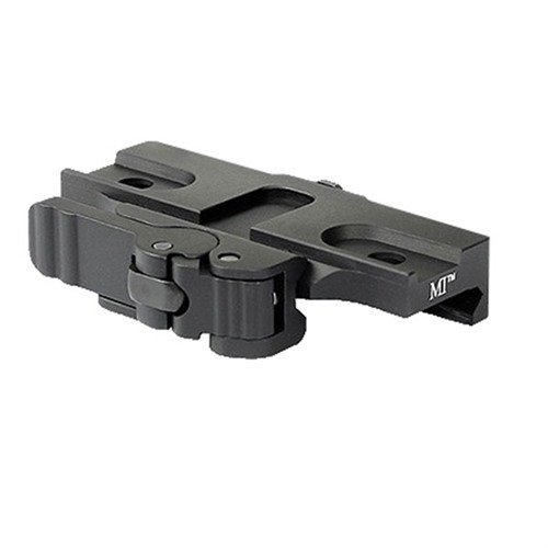 Il QD Mount per Aimpoint PRO e CompM4 offre un'operazione fluida, regolazione senza attrezzi e costruzione in alluminio 6061 anodizzato per una lunga durata.