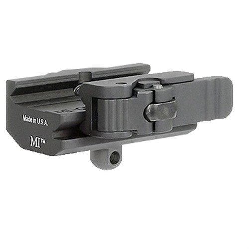 Der PICATINNY HARRIS-TYPE BIPOD QD MOUNT von MIDWEST INDUSTRIES bietet eine extrem glatte Bedienung, ist werkzeuglos verstellbar und wiegt nur 2,1 oz.