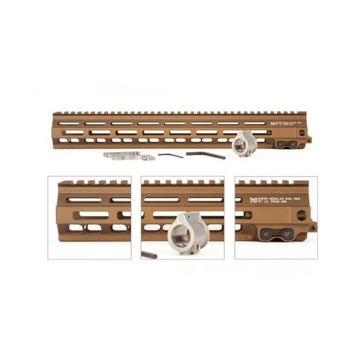 Il Super Modular Rail MK4 M-LOK™ di Geissele è ultra-leggero, con sezioni integrate M1913 picatinny e massima ventilazione per una dissipazione del calore ottimale.