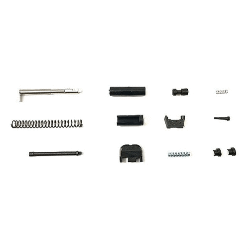 Das SLIDE COMPLETION KIT für GLOCK® GEN 3 enthält alles, was du für ein Upgrade oder den Bau deiner eigenen Gen 3 9mm Slide benötigst.