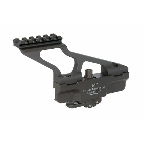 Le support latéral AKG2 de Midwest Industries en aluminium durable te permet de monter des optiques sur ton AK-47 tout en maintenant le zéro, même en conditions difficiles.