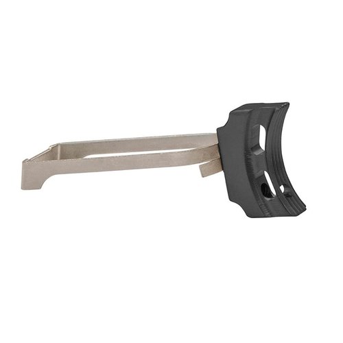 Entdecke den 1911 Ultra Match Grade Trigger mit einem leichten Aircraft Grade Aluminum Trigger Pad und einem verstellbaren Stainless Steel Trigger Bow für präzises Schiessen.