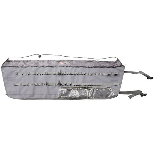 L'inserto per secchio READY ROLL KIT di HOPPES è realizzato in materiale rip-stop resistente, con webbing elastico Molle per tenere in ordine gli attrezzi da pulizia.