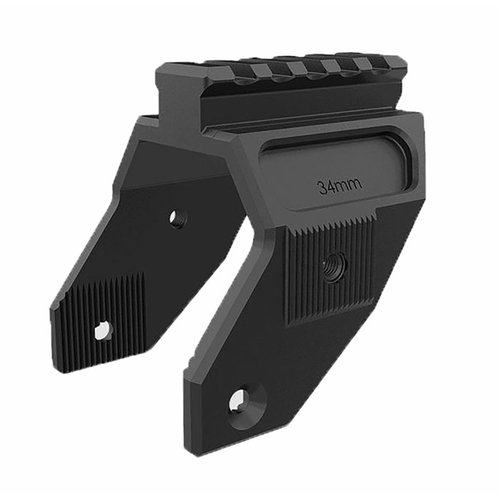 Die M-BRACE LASER RANGEFINDER BRIDGE ist extrem stark und leicht, aus CNC-gefrästem 7075 Aluminium, mit Picatinny-Schiene und korrosionsbeständiger Beschichtung.
