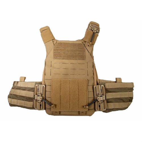 Le SMC Plate Carrier est léger, modulable, avec un ajustement parfait, des poches MOLLE, et un confort accru grâce à son maillage respirant et sa mousse intérieure.